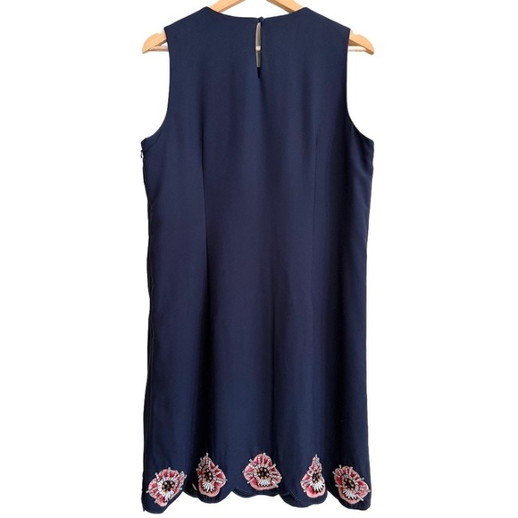 BANANA REPUBLIC Floral Elegant Feminine Embellished Special Occasion Dress Sz M - Picture 6 of 8